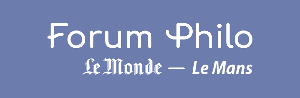 Logo Forum Philo Le Monde Le Mans